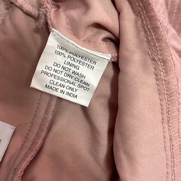 Mac Duggal Sequined Ruffled Cutout Lace Up Rose Pink Maxi Gown Sz 8 - Picture 14 of 14